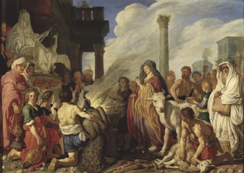 Didos Opfer für Juno, 1630